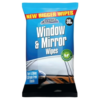 Car Window and Mirror Wipes