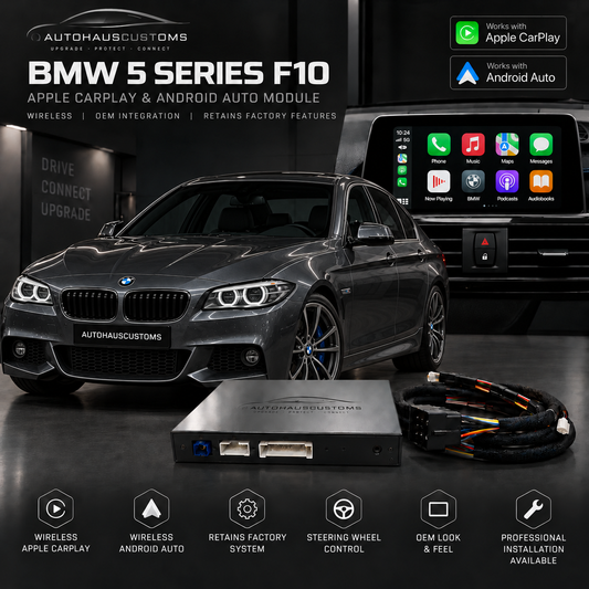 BMW 5 Series (F10, F7, F11, F18) Apple Carplay and Android Auto Module