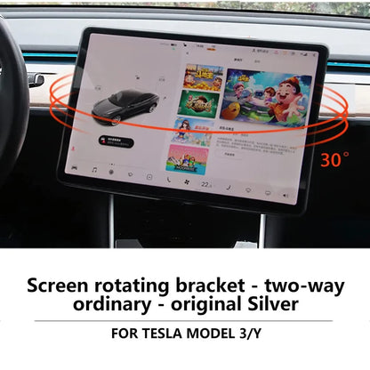 For Tesla Model 3 Model Y 2017-2023 Car Central Control Screen Rotation Bracket Swivel Mount GPS Navigation Holder Accessory