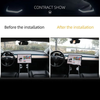 For Tesla Model 3 Model Y 2017-2023 Car Central Control Screen Rotation Bracket Swivel Mount GPS Navigation Holder Accessory