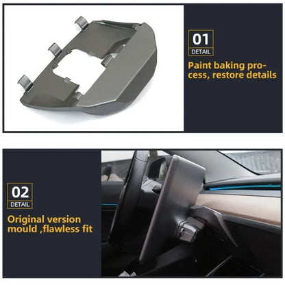 For Tesla Model 3 Model Y 2017-2023 Car Central Control Screen Rotation Bracket Swivel Mount GPS Navigation Holder Accessory