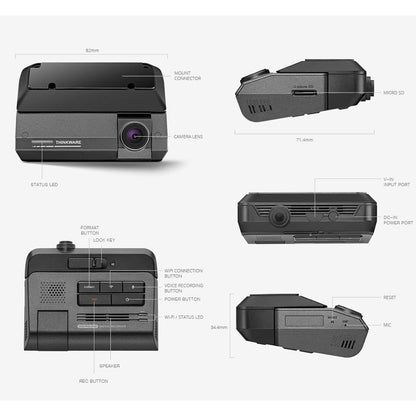 Thinkware Dash Cam F790 Front and Rear